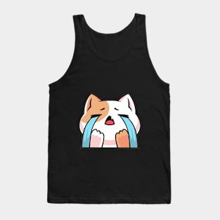 Crying cat there is my coffee, cat coffee mug Tank Top